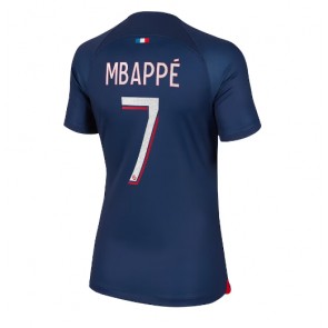 Paris Saint-Germain Kylian Mbappe #7 Replika Hjemmebanetrøje Dame 2023-24 Kortærmet